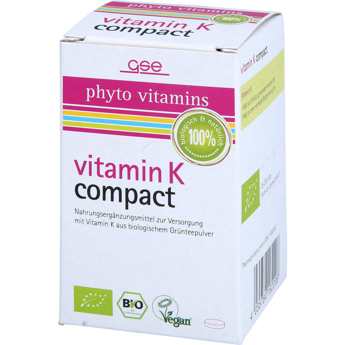 GSE Vitamin K Compact Bio, 120 St TAB