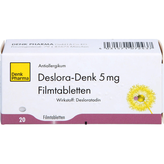 Deslora-Denk 5 mg Filmtabletten, 20 St FTA