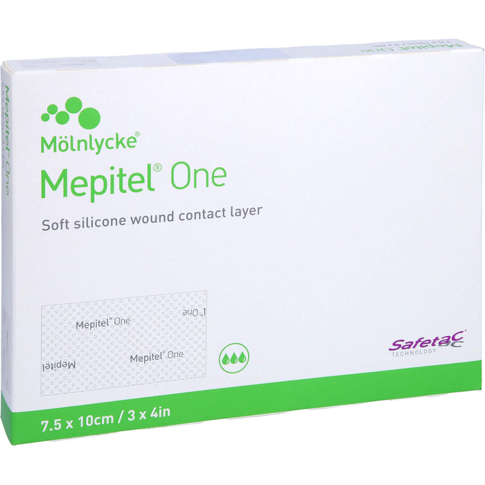 MEPITEL One 7,5x10 cm Silikon Netzverband, 10 St VER