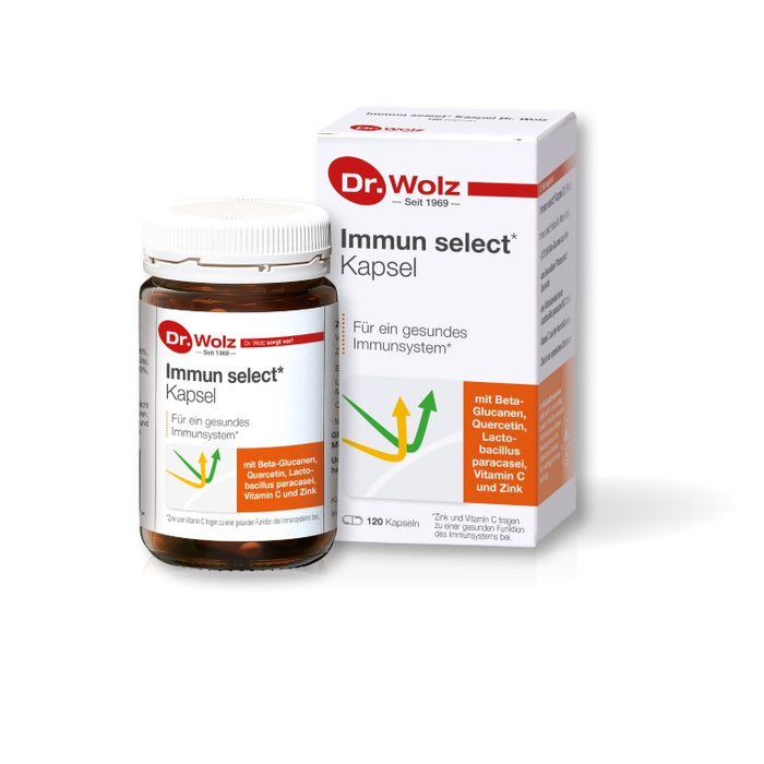 Dr. Wolz Immun select Kapseln zur Unterstützung des Immunsystems, 120 pcs. Capsules