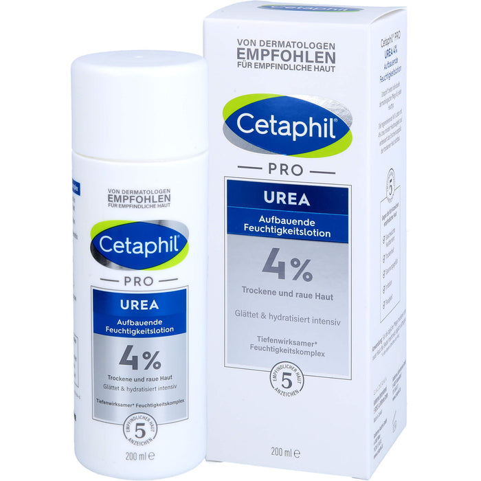 Cetaphil Pro Urea 4% aufbauende Feuchtigkeitslotion, 200 ml Lotion