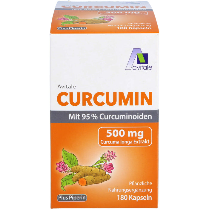 Curcumin 500 mg 95% Curcuminoide+Piperin, 180 St KAP