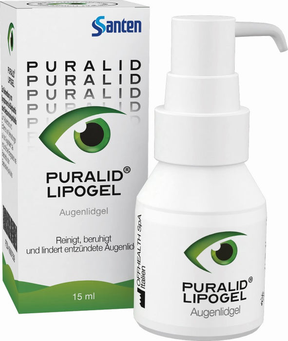 Puralid Lipogel - das medizinische Lidrand-Pflegegel, 15 ml Gel