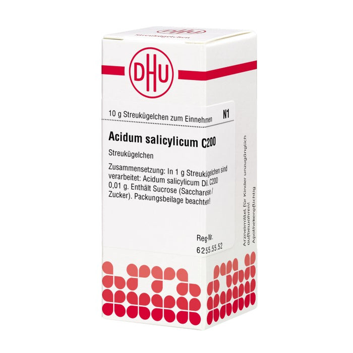 Acidum salicylicum C200 DHU Globuli, 10 g GLO