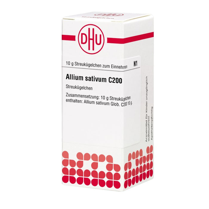 Allium sativum C200 DHU Globuli, 10 g GLO