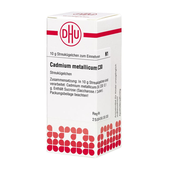 Cadmium metallicum C30 DHU Globuli, 10 g GLO