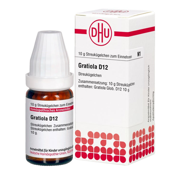 Gratiola D12 DHU Globuli, 10 g GLO