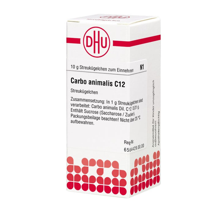 Carbo animalis C12 DHU Globuli, 10 g GLO