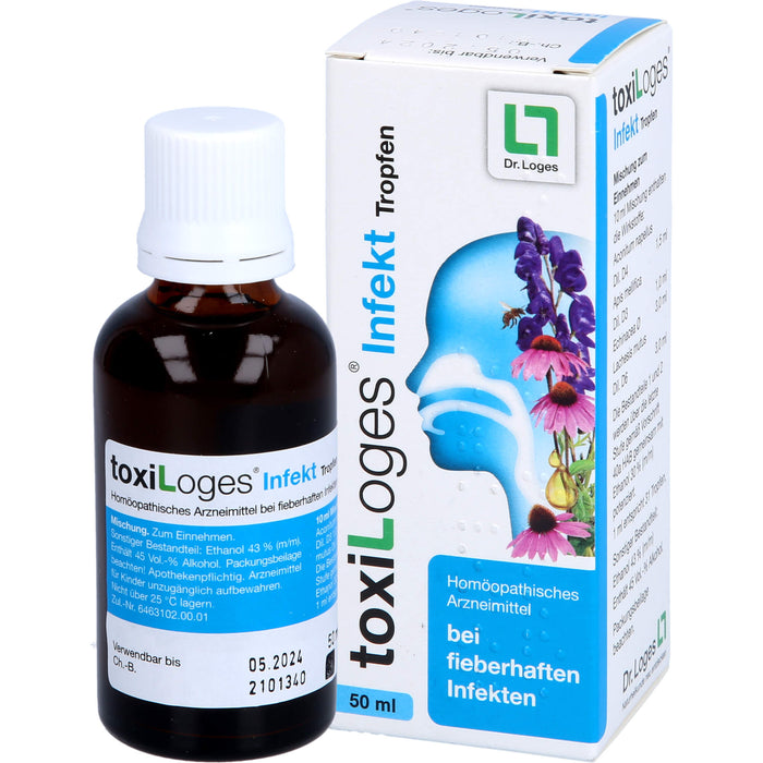 toxiLoges Infekt Tropfen bei fieberhaften Infekten, 50 ml Solution