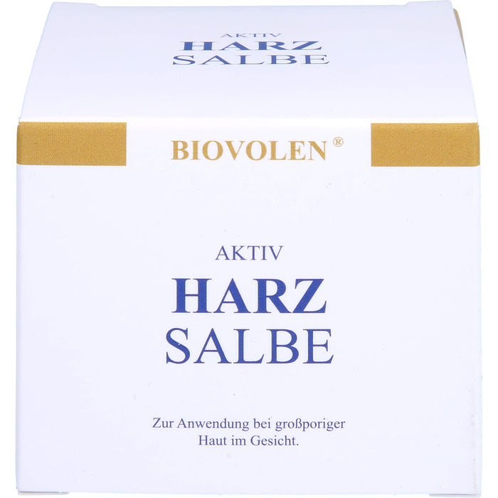 BIOVOLEN Aktiv Harzsalbe bei großporiger Haut im Gesicht, 100 ml Cream