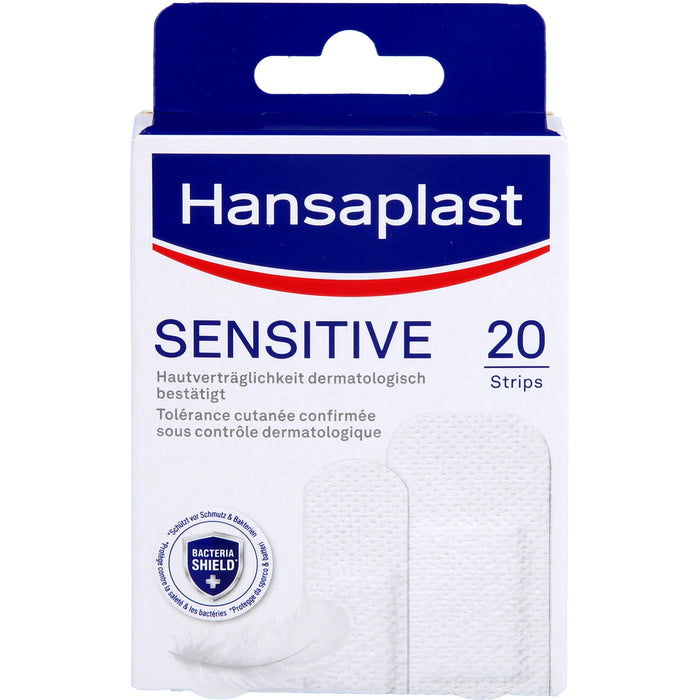 Hansaplast Sensitive Pflaster Hypoallergen, 20 pc Pansement