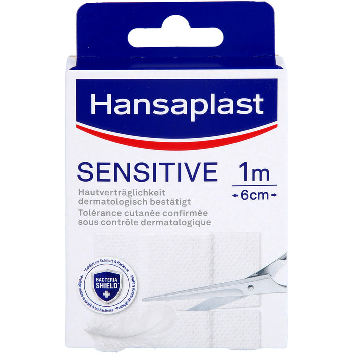 Hansaplast Sensitive Pflaster Hypoallergen 1mx6cm, 1 pc Pansement