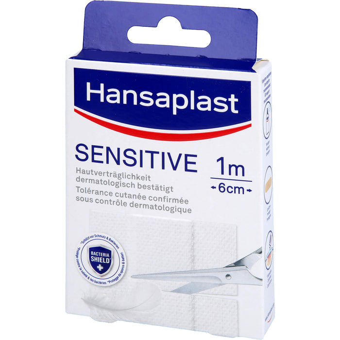 Hansaplast Sensitive Pflaster Hypoallergen 1mx6cm, 1 St. Pflaster