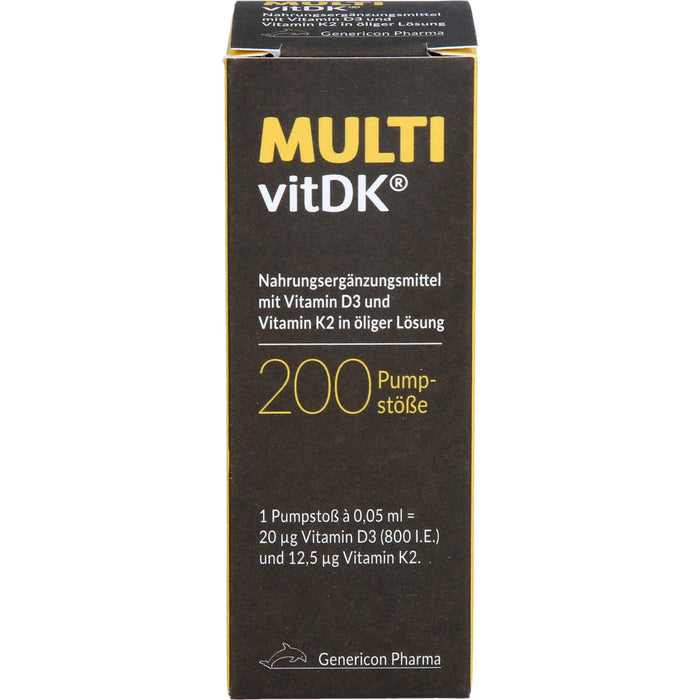 MULTIvitDK Lösung Vitamin D3+K2, 10 ml PPL