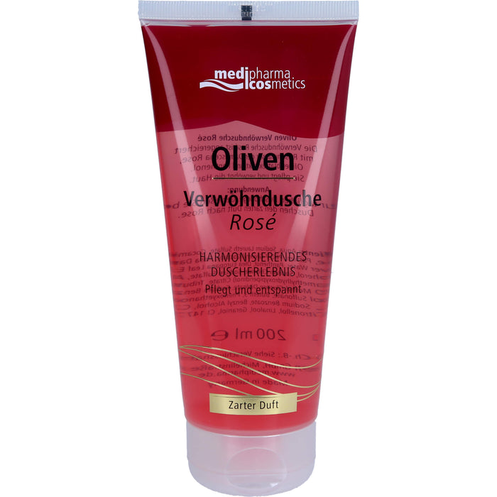 medipharma cosmetics Oliven Verwöhndusche Rose, 200 ml Solution