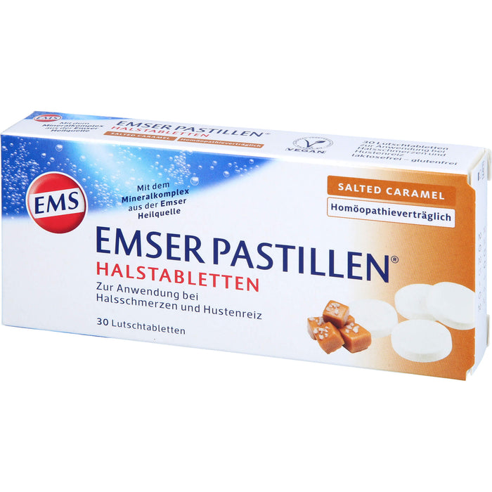 Emser Pastillen Halstabletten Salted Caramel, 30 St LUP