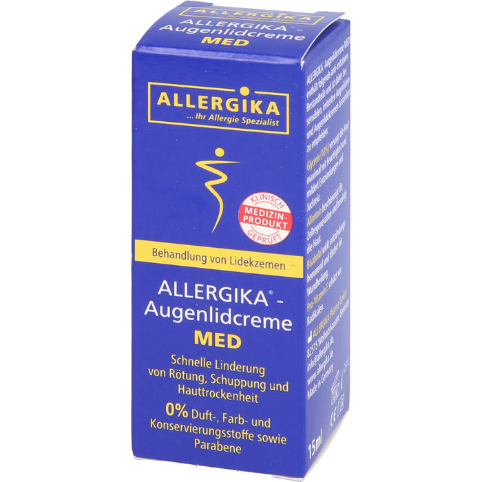 ALLERGIKA Augenlidcreme Med, 15 ml Creme