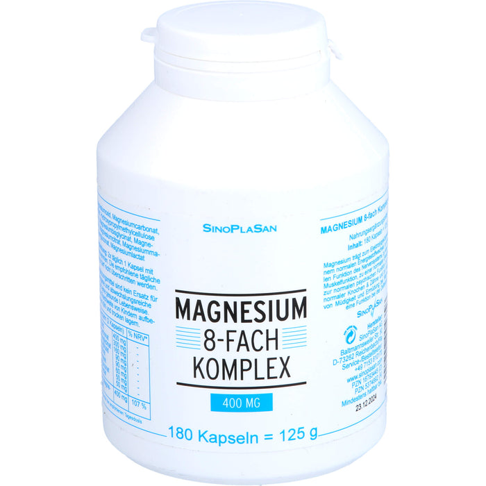 Magnesium 8fach Komplex 400 mg, 180 St KAP