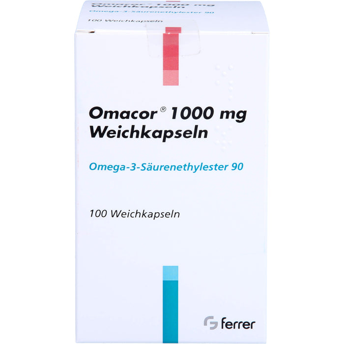 Omacor 1000 mg Aaragon Weichkapseln, 100 St WKA