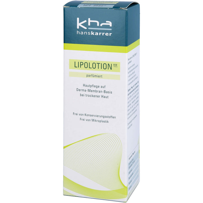 Hans Karrer Lipolotion Eco parfümiert, 200 ml LOT