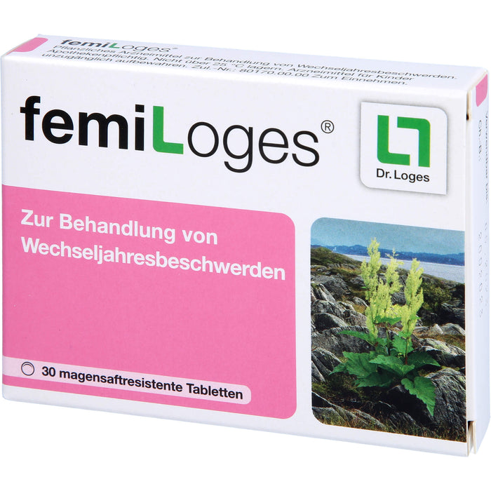 femiLoges Tabletten bei Wechseljahresbeschwerden, 30 pcs. Tablets