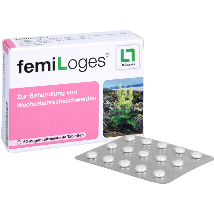 femiLoges Tabletten bei Wechseljahresbeschwerden, 60 pc Tablettes