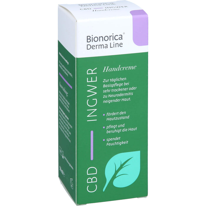 Bionorica Derma Line Handcreme Ingwer-CBD, 50 ml CRE