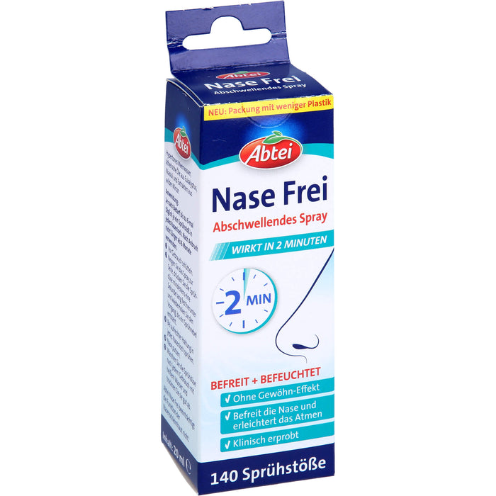 Abtei Nase Frei abschwellendes Nasenspray, 20 ml Lösung