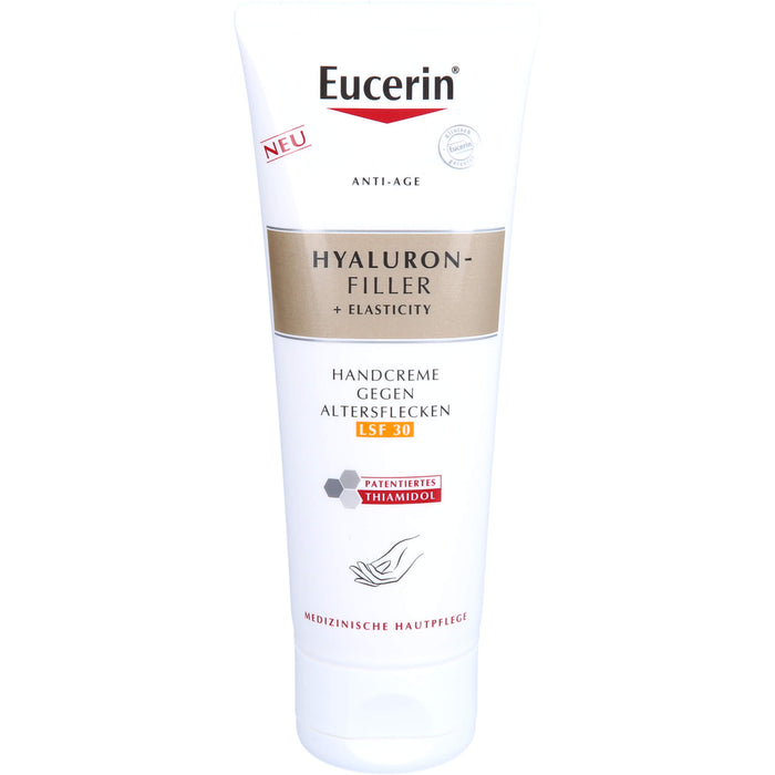 Eucerin Anti-Age Hyaluron-Filler +Elasticity Handcreme gegen Altersflecken, 75 ml Creme