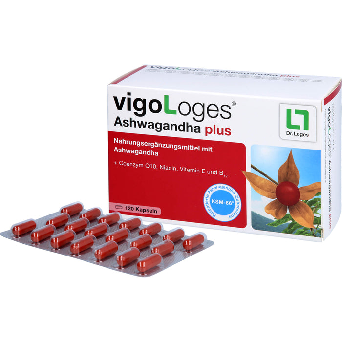 vigoLoges Ashwagandha plus Kapseln, 120 pc Capsules