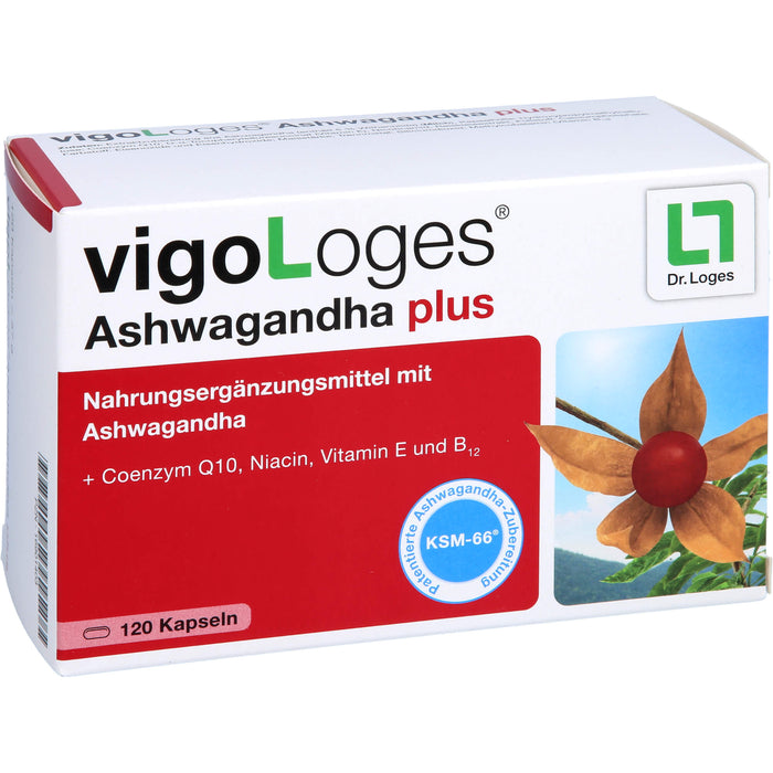 vigoLoges Ashwagandha plus Kapseln, 120 pc Capsules