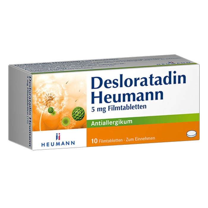 Desloratadin Heumann 5 mg Filmtabletten, 10 pc Tablettes