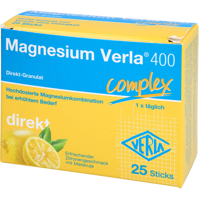 Magnesium Verla 400 Direkt-Granulat, 25 St. Beutel