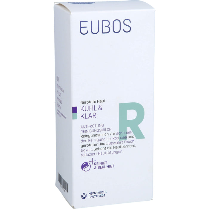 EUBOS KÜHL & KLAR Anti-Rötung Reinigungsmilch, 150 ml MIL