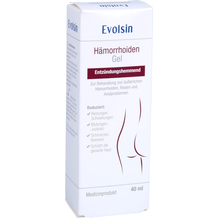 Evolsin Hämorrhoiden Gel, 40 ml GEL