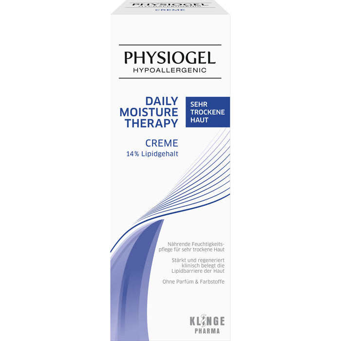 PHYSIOGEL Daily Moisture Therapy Creme für sehr trockene Haut, 150 ml Creme