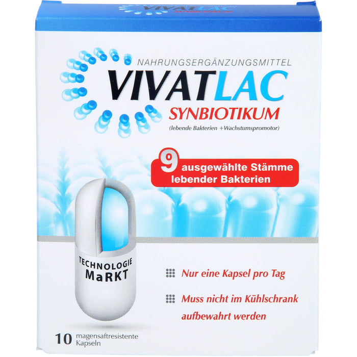 VIVATLAC Synbiotikum Kapseln, 10 pcs. Capsules