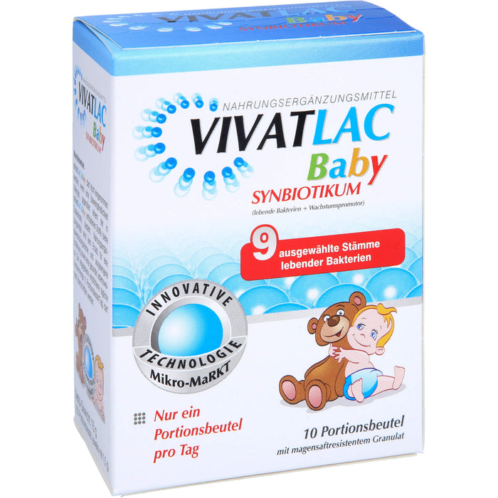 VIVATLAC BABY SYNBIOTIKUM, 10 St BEU