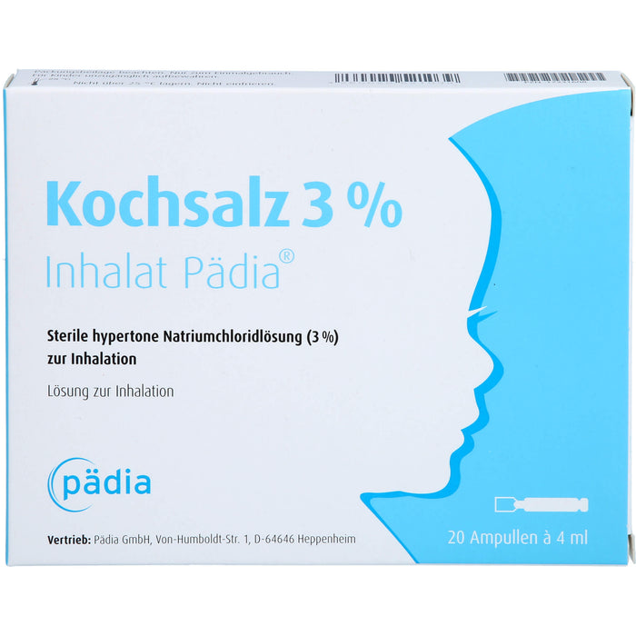 Kochsalz 3 % Inhalat Pädia, 20 St IHA