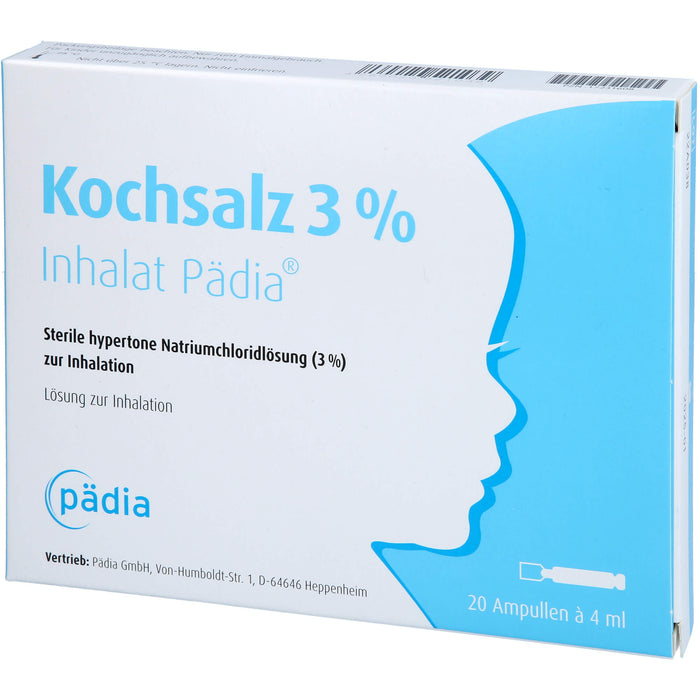 Kochsalz 3 % Inhalat Pädia, 20 St IHA