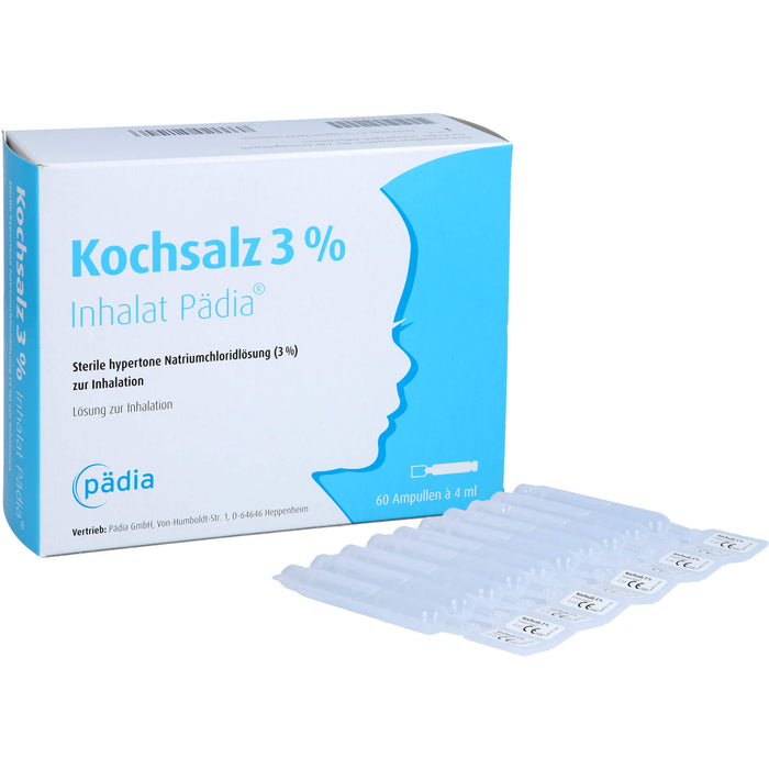 Kochsalz 3 % Inhalat Pädia, 60 pcs. Ampoules