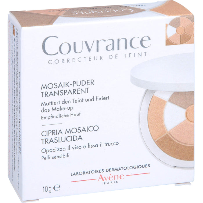 AVENE Couvrance Mosaik-Puder TRANSPARENT m. Schwäm, 10 g Puder