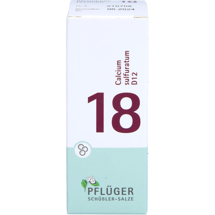 Biochemie Nr.18 Calcium sulfuratum D12 Pflüger Globuli, 15 g GLO