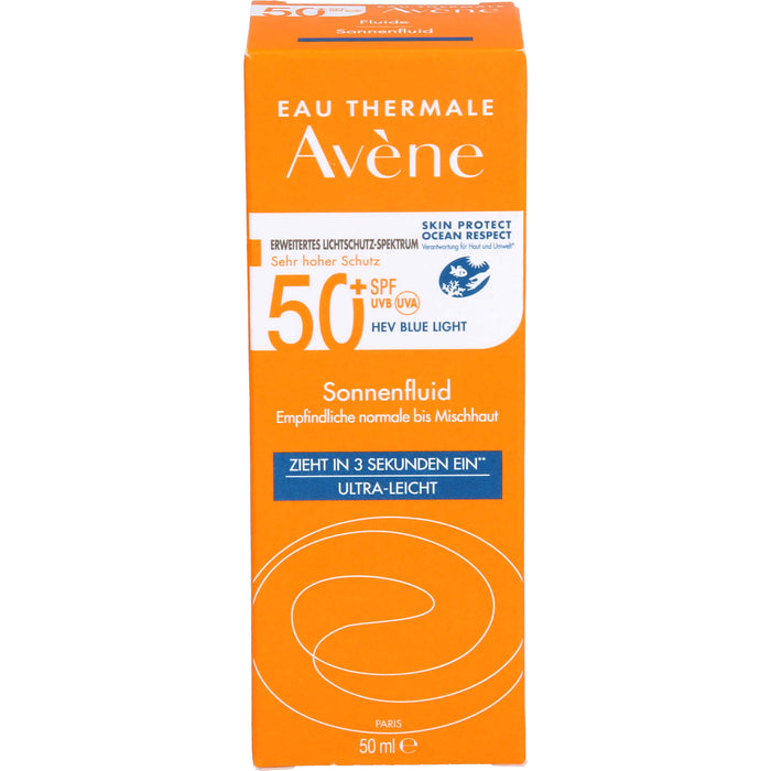 Avène Sonnenfluid SPF 50+ ultra leicht, 50 ml Crème