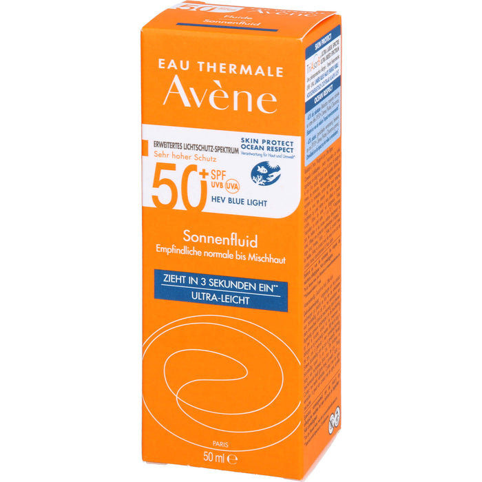 Avène Sonnenfluid SPF 50+ ultra leicht, 50 ml Cream