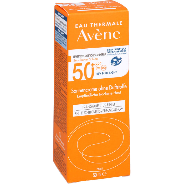 AVENE Sonnenfluid ohne Duftstoffe 50+, 50 ml CRE