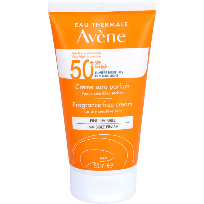 AVENE Sonnenfluid ohne Duftstoffe 50+, 50 ml CRE