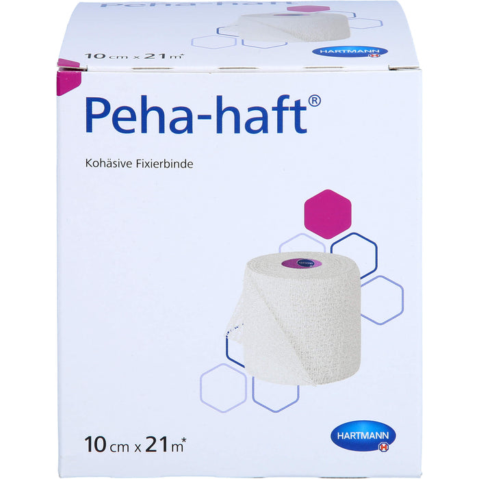 Peha-haft kohäsive Fixierbinde latexfrei 10 cm x 21 m, 1 pcs. Bandage