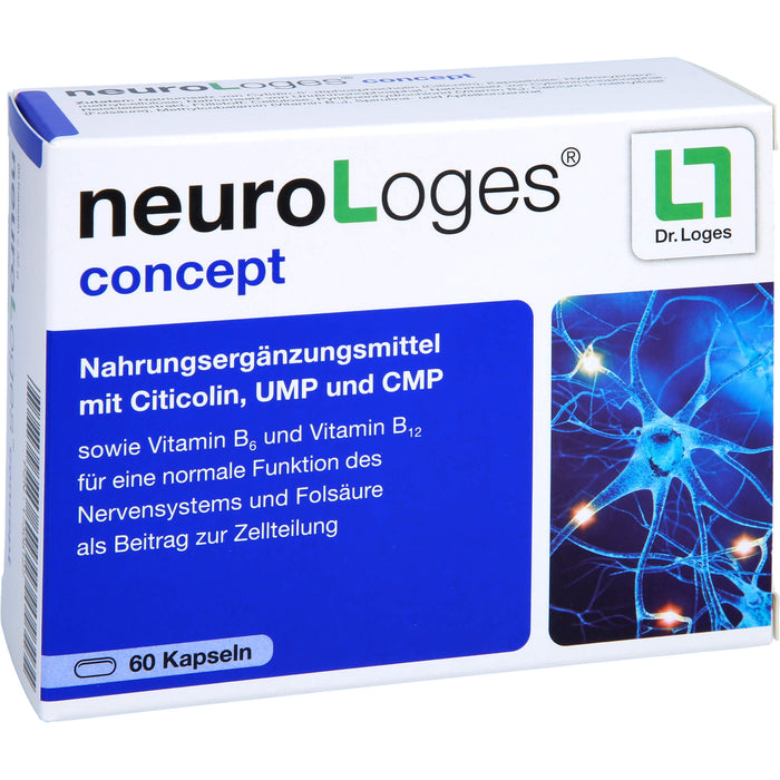 NeuroLoges concept Kapseln für eine normale Funktion des Nervensystems, 60 pc Capsules