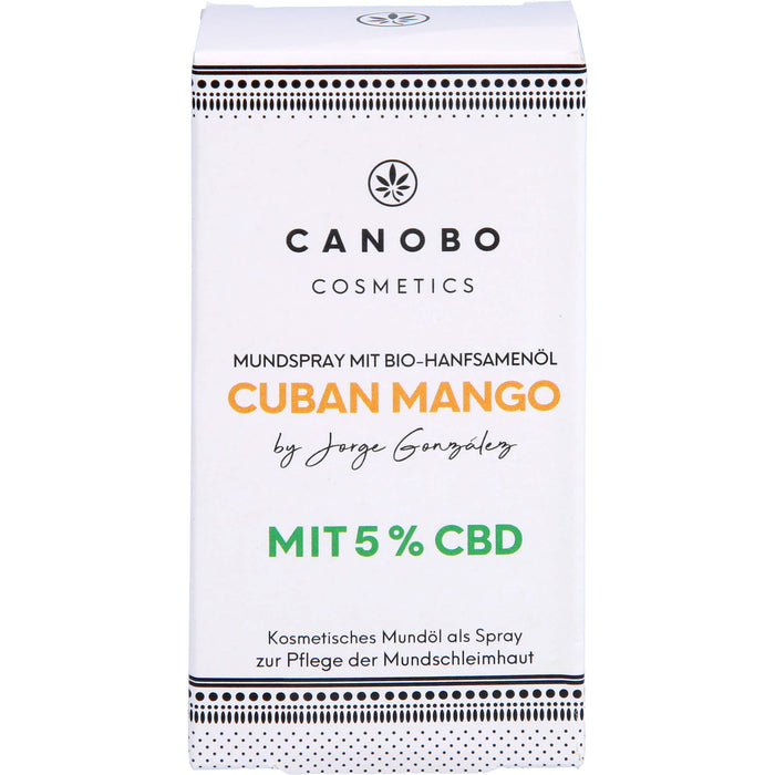 Canobo Bio CBD 5% Cuban Mango Mundspray, 10 ml SPR